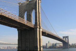 Puente de Brooklyn, vista desde Manhattan.