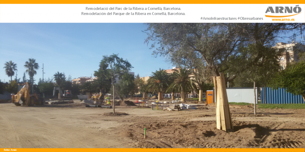 Parc La Ribera-S-Cornella del Llobregat-Arno Obres Urbanes Obras Urbanas Ciutat ciudad