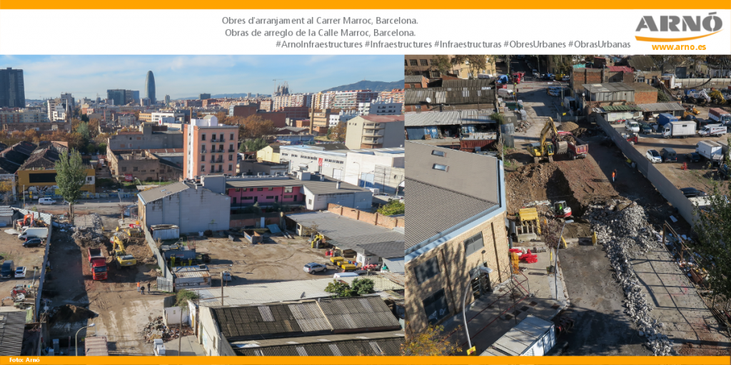 Carrer Marroc-Barcelona-Arno Obres Urbanes Obras Urbanas Ciutat ciudad