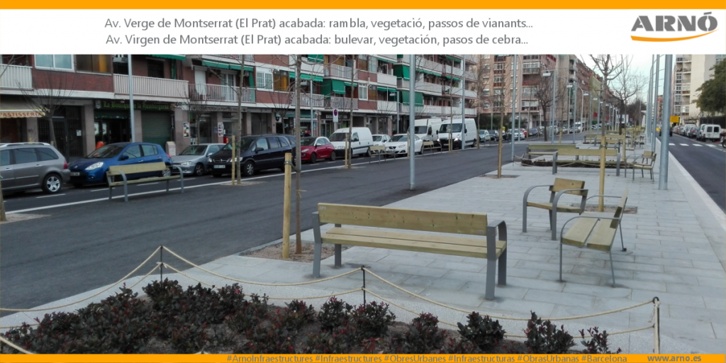 Verge-Montserrat-El-Prat-Arno Obres Urbanes Obras Urbanas Ciutat ciudad