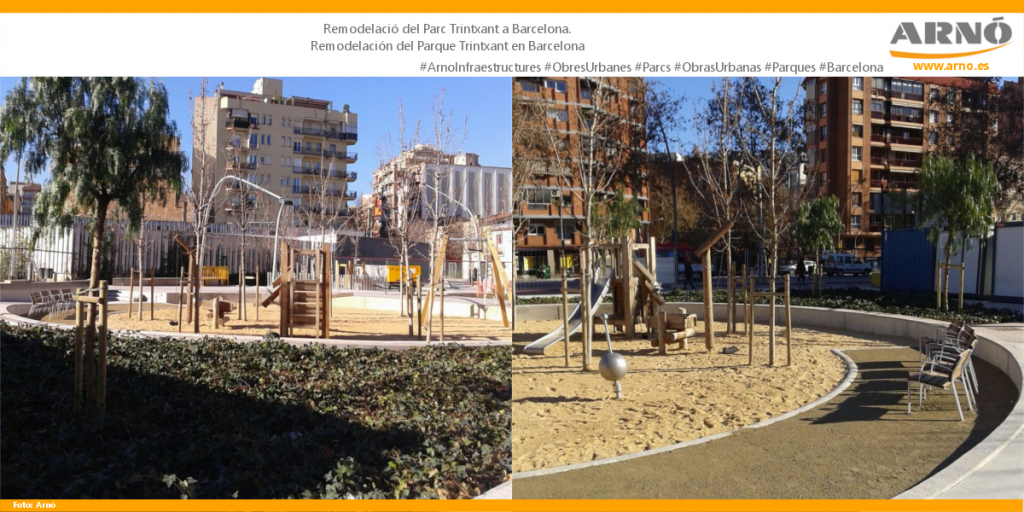 Parc Trinxant-Sant Marti-Barcelona-Arno Obres Urbanes Obras Urbanas Ciutat ciudad