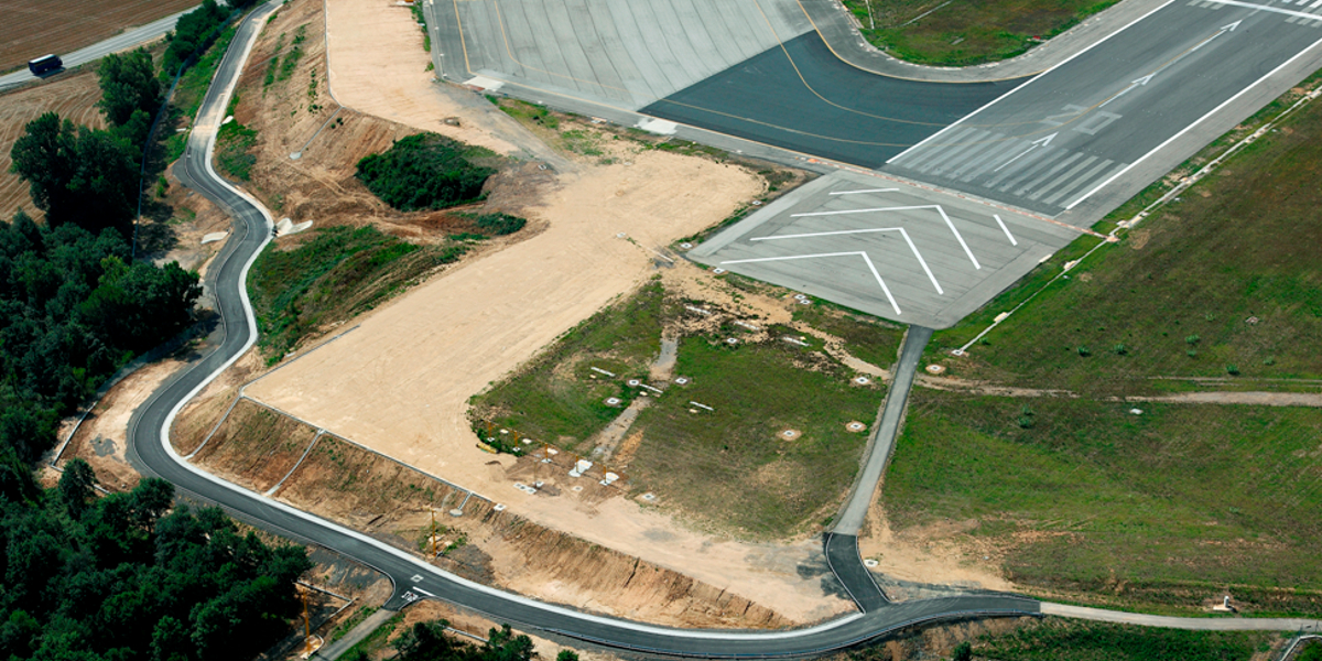 Obras aeropuerto de Girona-Arno