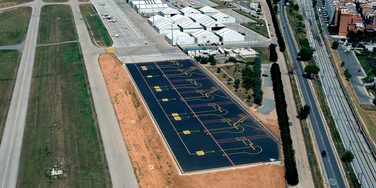 Obras aeropuerto de Sabadell-Arno